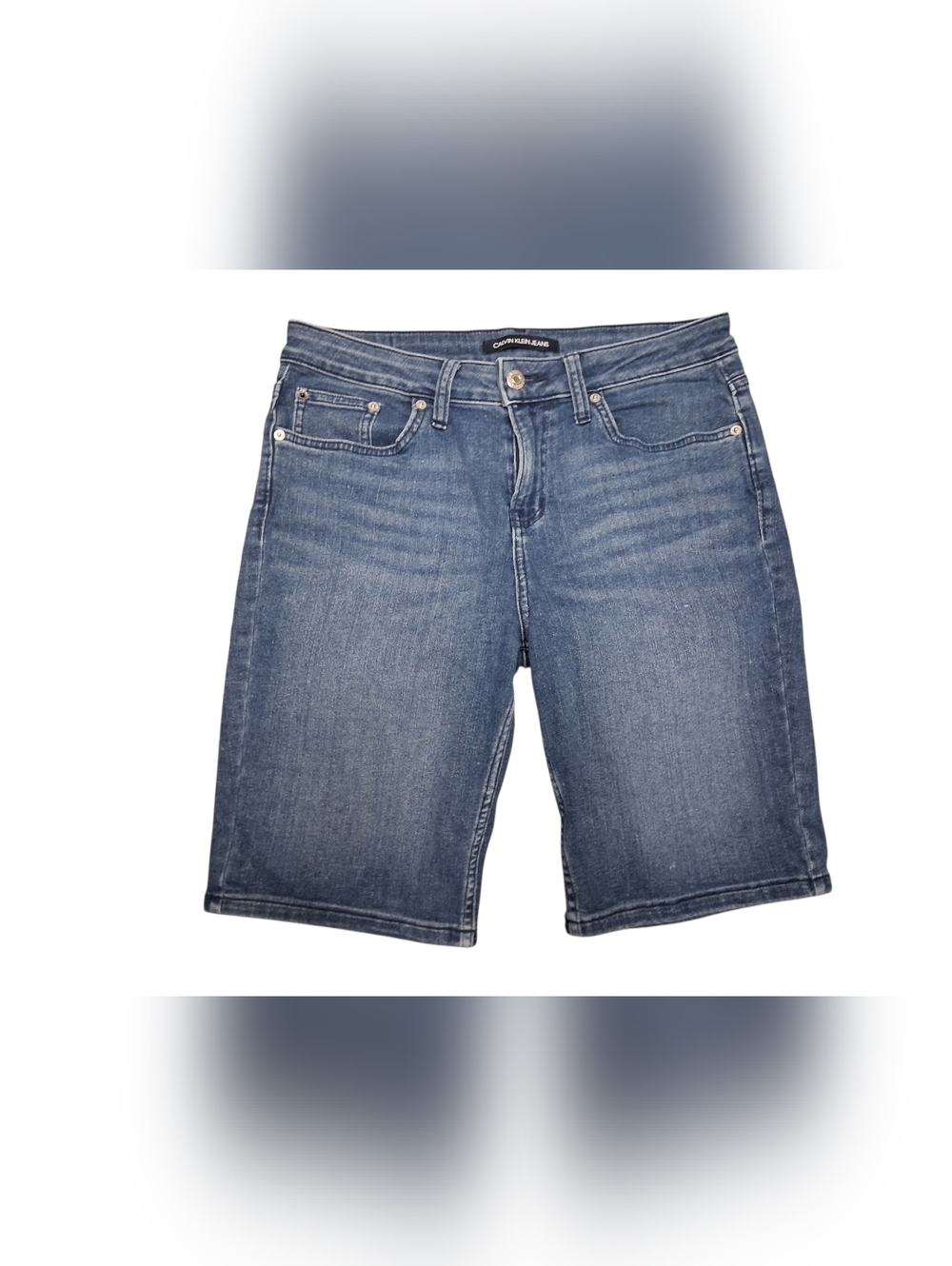 Calvin Klein Jeans - City Bermuda Denim Short EUC Size 10